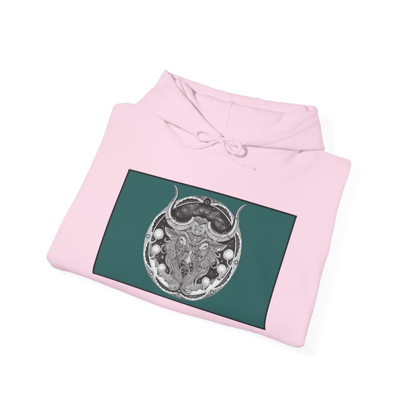 Taurus Zodiac Hoodie - Hand-Drawn Celestial Design (Non-AI) Universal