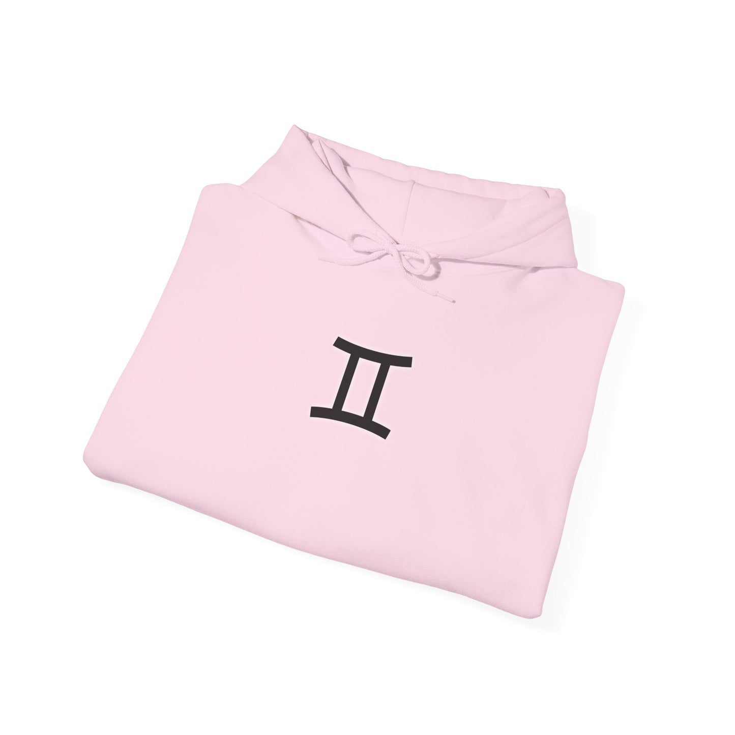 Gemini Zodiac Hoodie - Hand-Drawn Celestial Design (Non-AI)