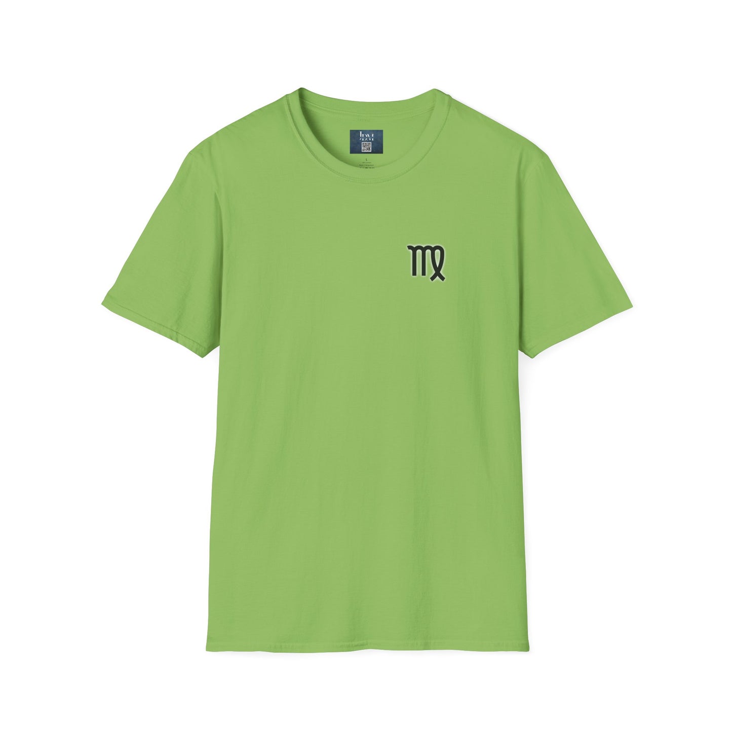 Virgo Zodiac Crew Neck T-Shirt – Hand-Drawn Celestial Design (Non-AI)