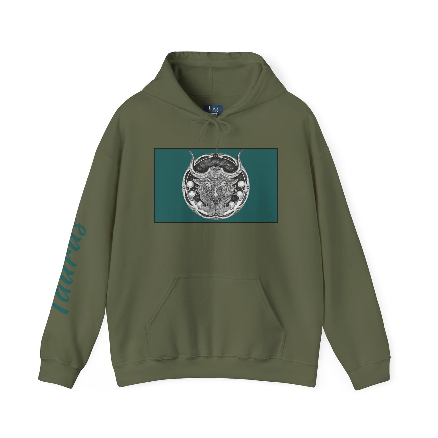 Taurus Zodiac Hoodie - Hand-Drawn Celestial Design (Non-AI) Universal