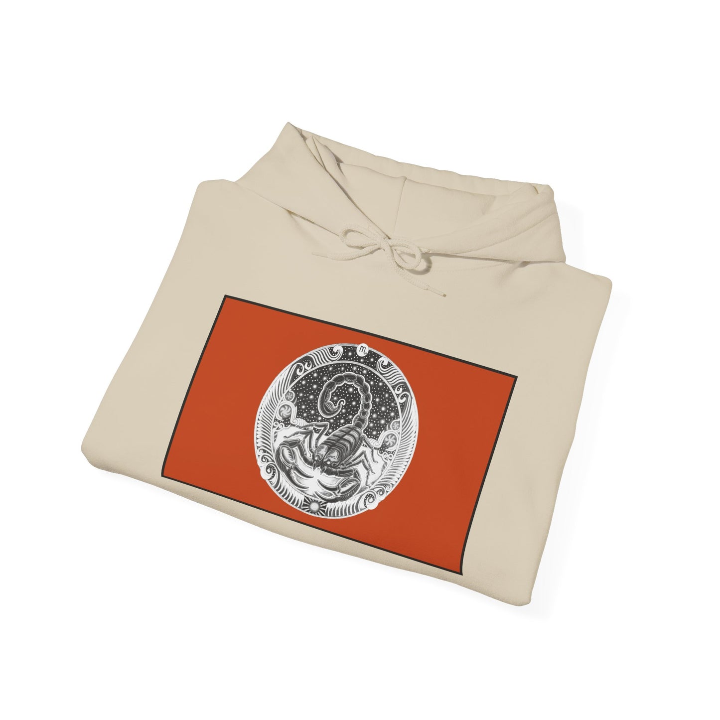 Scorpio Zodiac Hoodie – Hand-Drawn Celestial Design (Non-AI) Universal