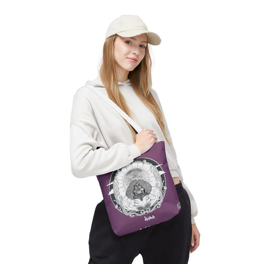 Virgo Zodiac Tote Bag - Hand-Drawn Celestial Design (Non-AI) Universal