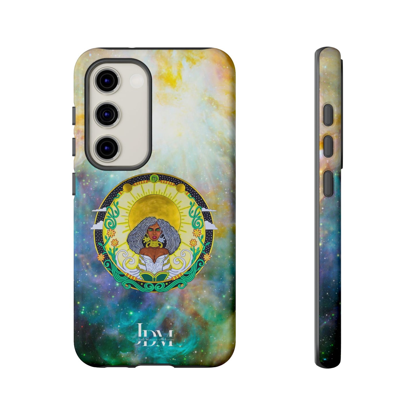 Virgo Zodiac Tough Phone Case – Hand-Drawn Celestial Design (Non-AI)