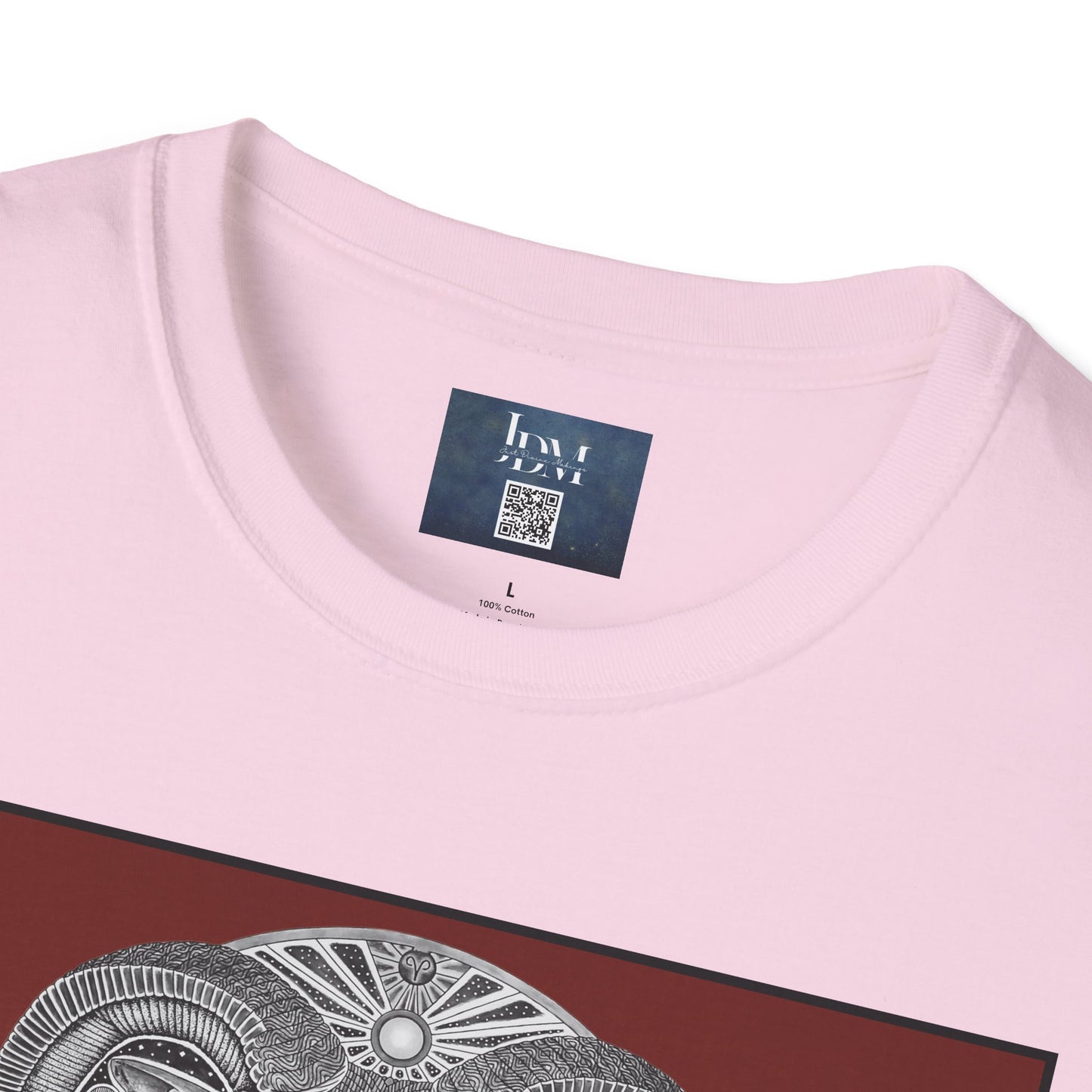 Aries Zodiac Softstyle T-Shirt - Hand-Drawn Celestial Design (Non-AI) Universal