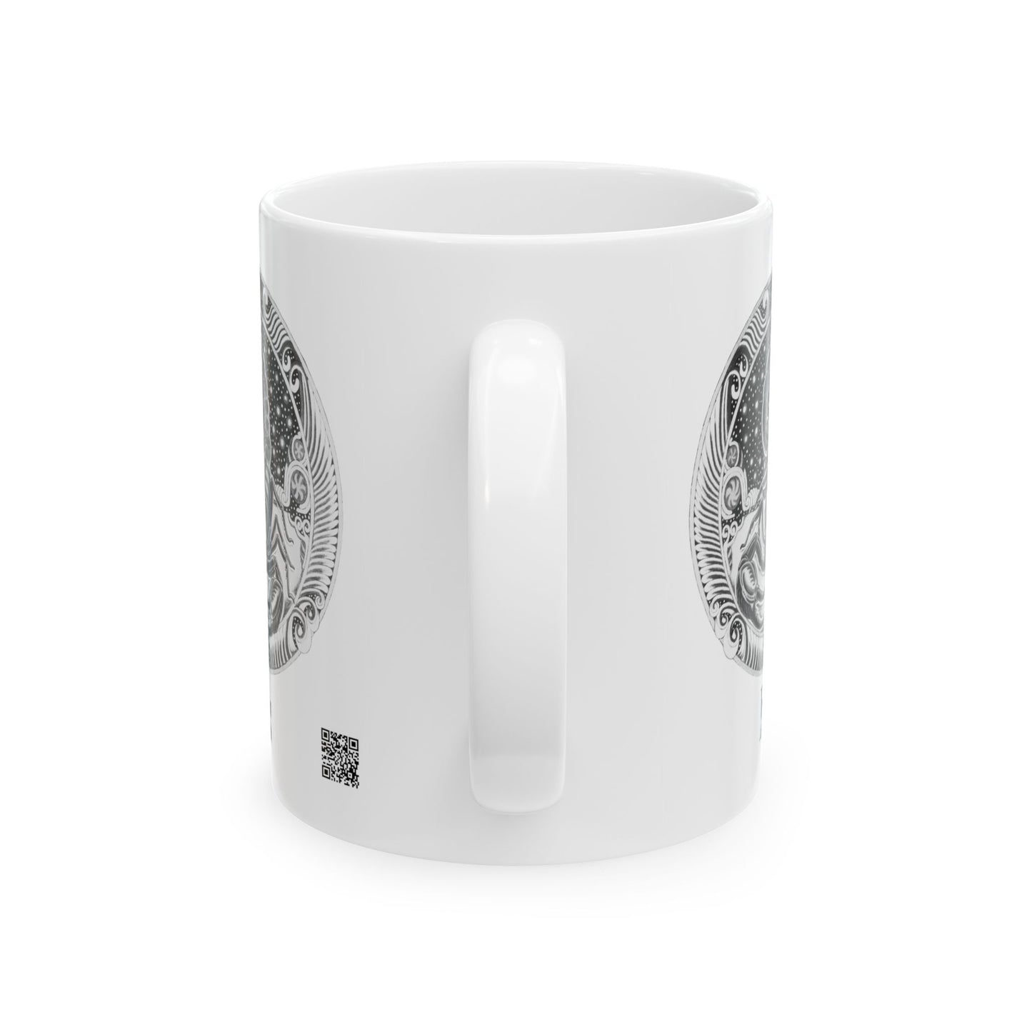 Scorpio Zodiac Mug – Hand-Drawn Celestial Design (Non-AI) Universal