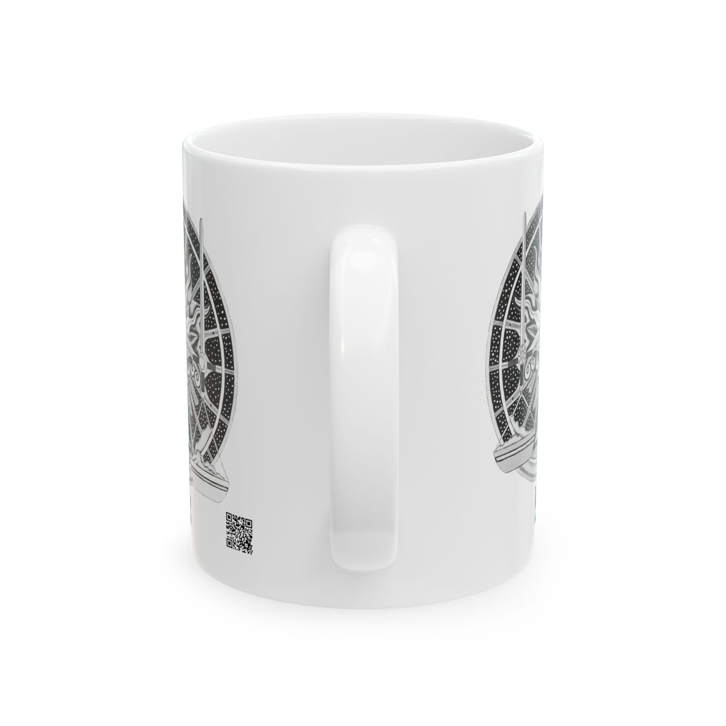 Libra Zodiac Mug – Hand-Drawn Celestial Design (Non-AI) Universal