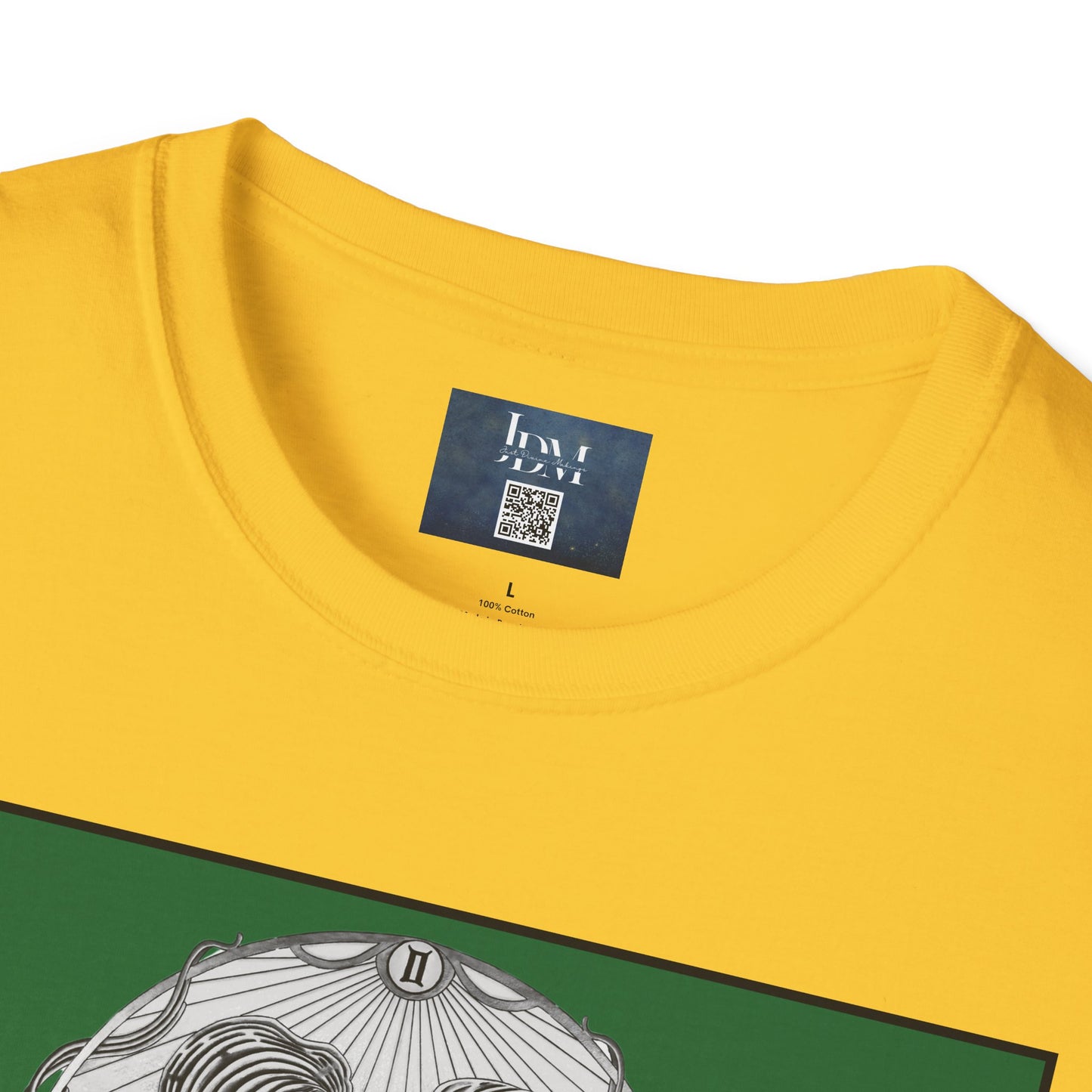 Gemini Zodiac Softstyle T-Shirt - Hand-Drawn Celestial Design (Non-AI) Universal