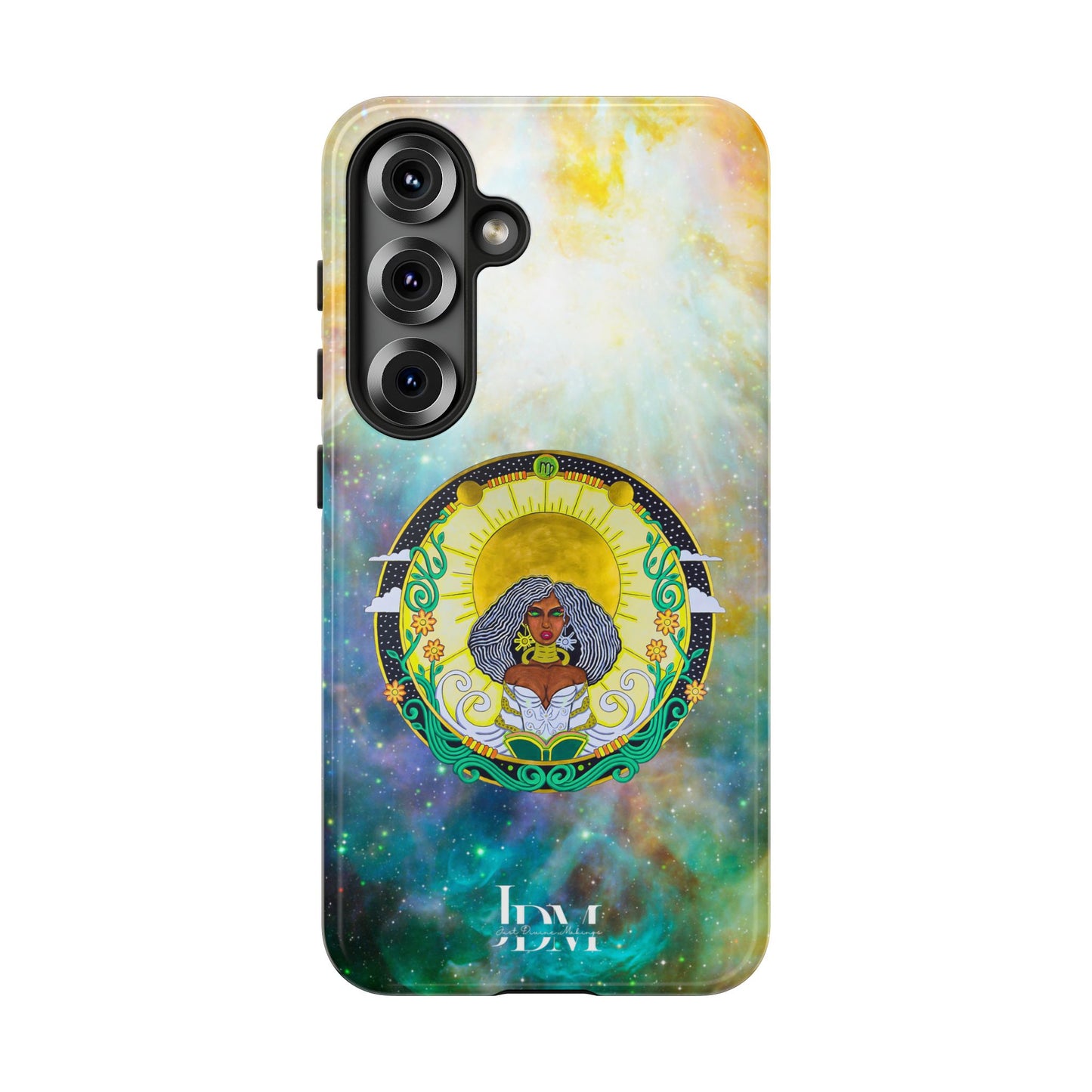 Virgo Zodiac Tough Phone Case – Hand-Drawn Celestial Design (Non-AI)