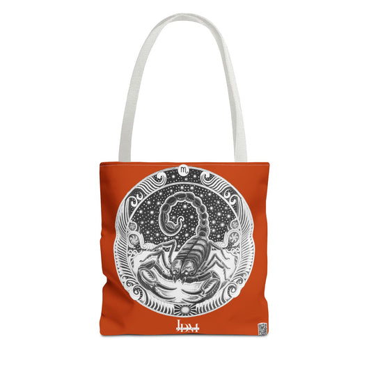 Scorpio Zodiac Tote Bag - Hand-Drawn Celestial Design (Non-AI) Universal