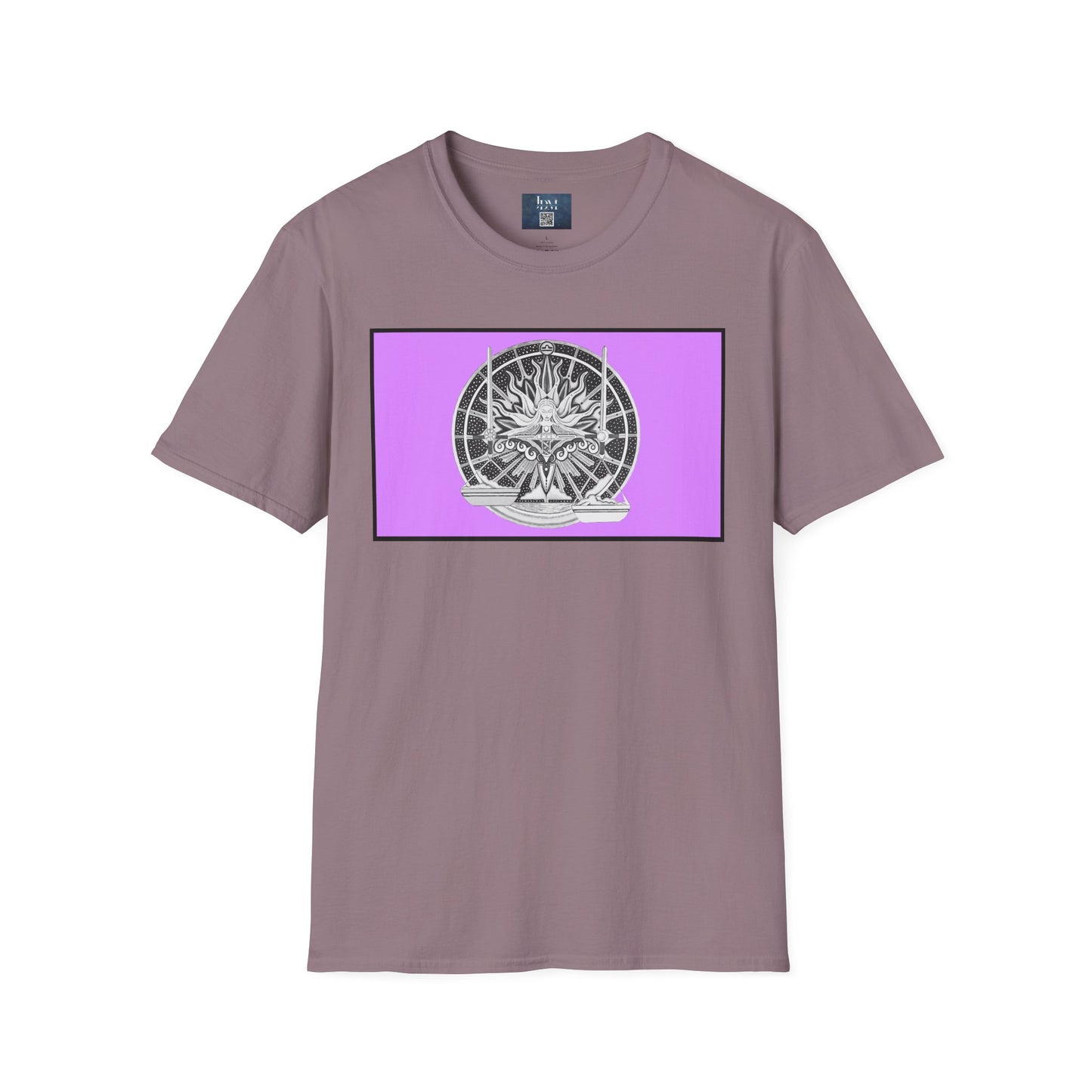 Libra Zodiac Crew Neck T-Shirt – Hand-Drawn Celestial Design (Non-AI)  Universal