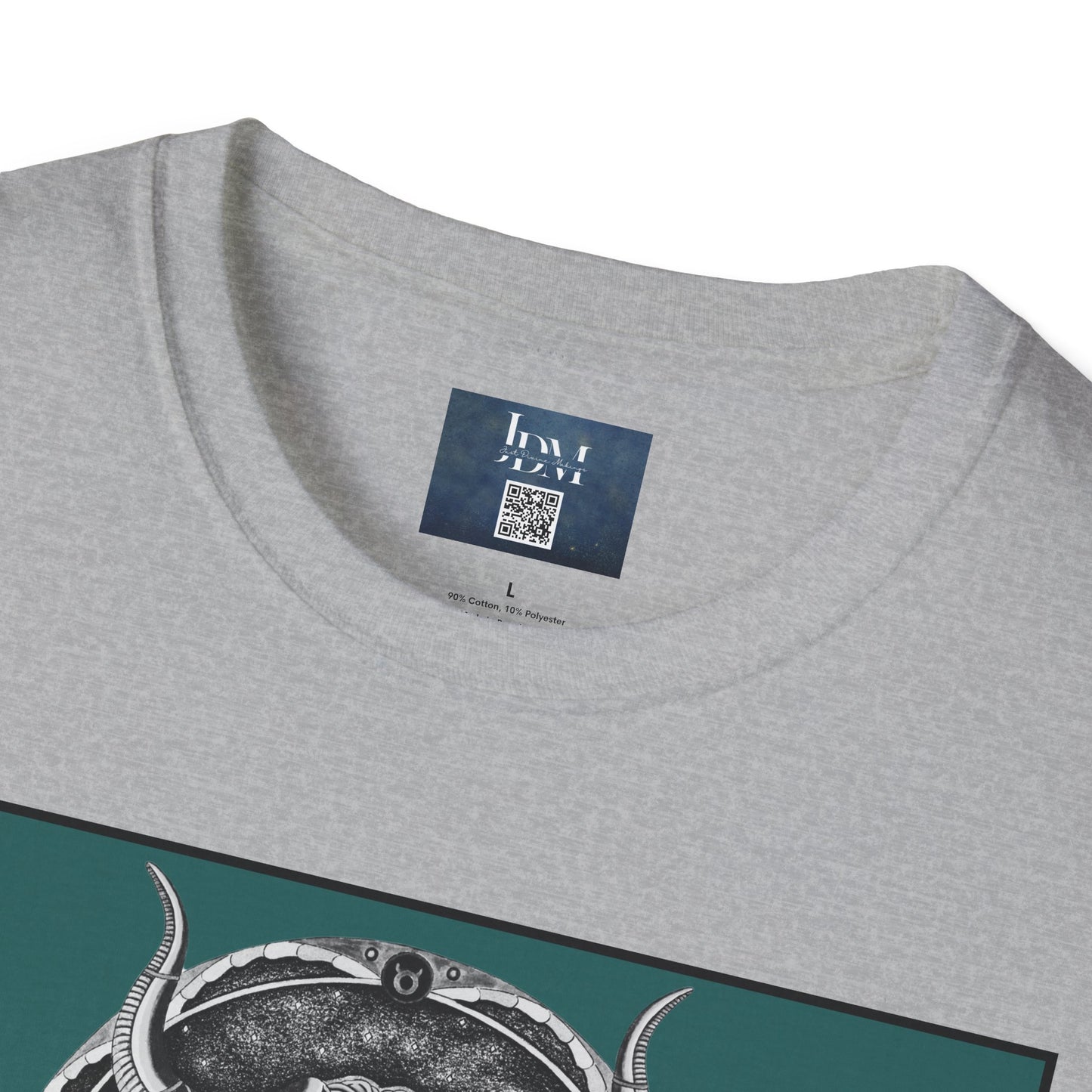 Taurus Zodiac Softstyle  T-Shirt - Hand-Drawn Celestial Design (Non-AI) Universal