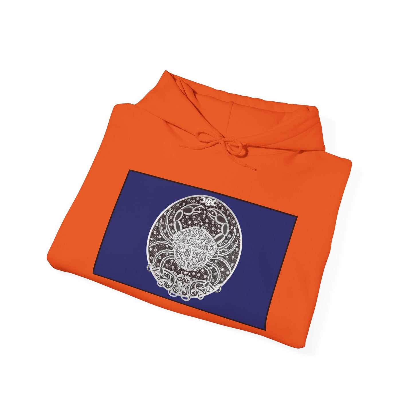 Cancer Zodiac Hoodie – Hand-Drawn Celestial Design (Non-AI) Universal