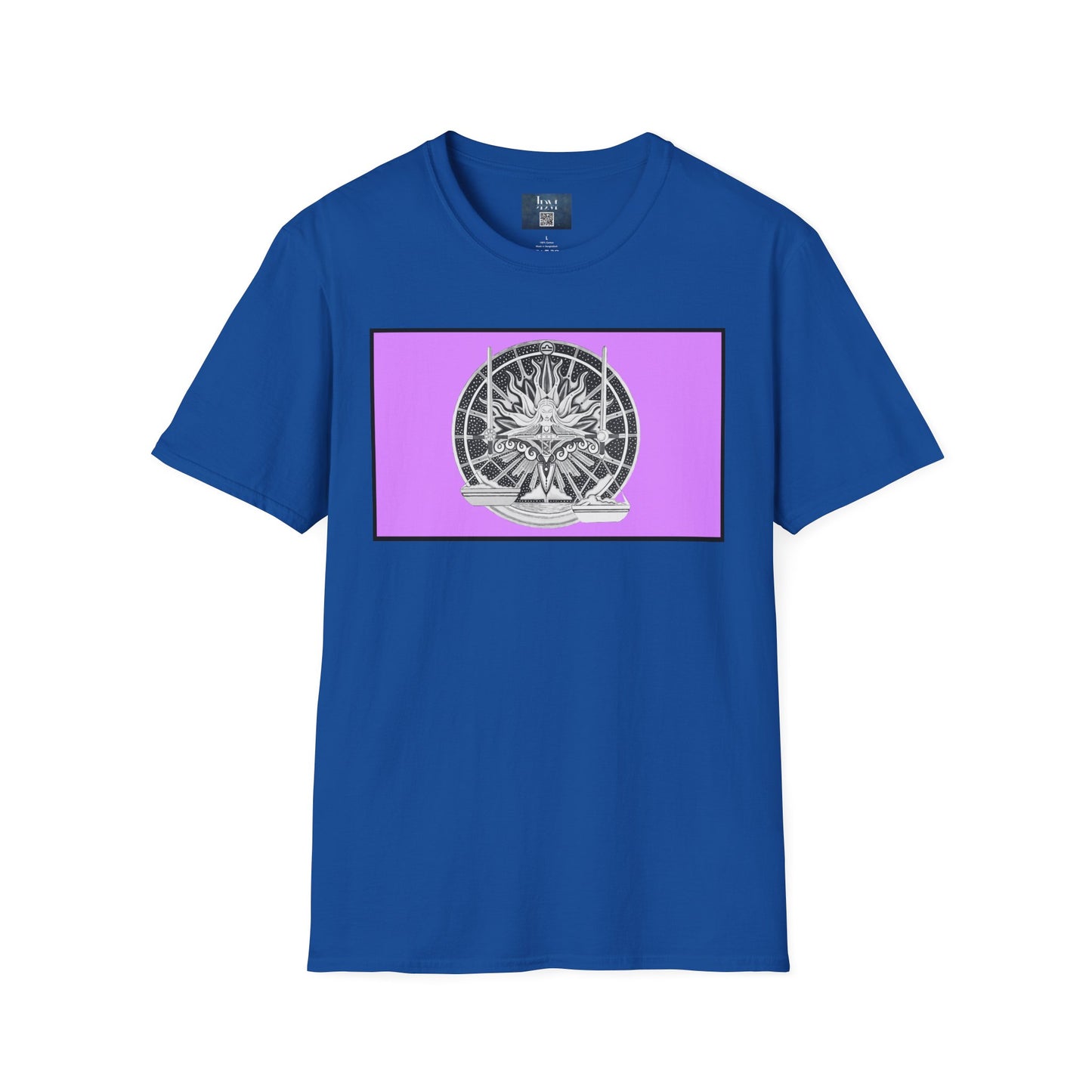 Libra Zodiac Crew Neck T-Shirt – Hand-Drawn Celestial Design (Non-AI)  Universal