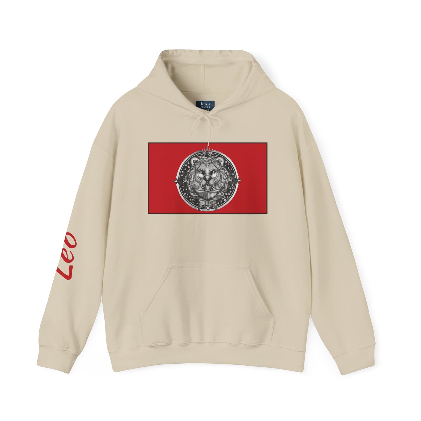 Leo Zodiac Hoodie – Hand-Drawn Celestial Design (Non-AI) Universal