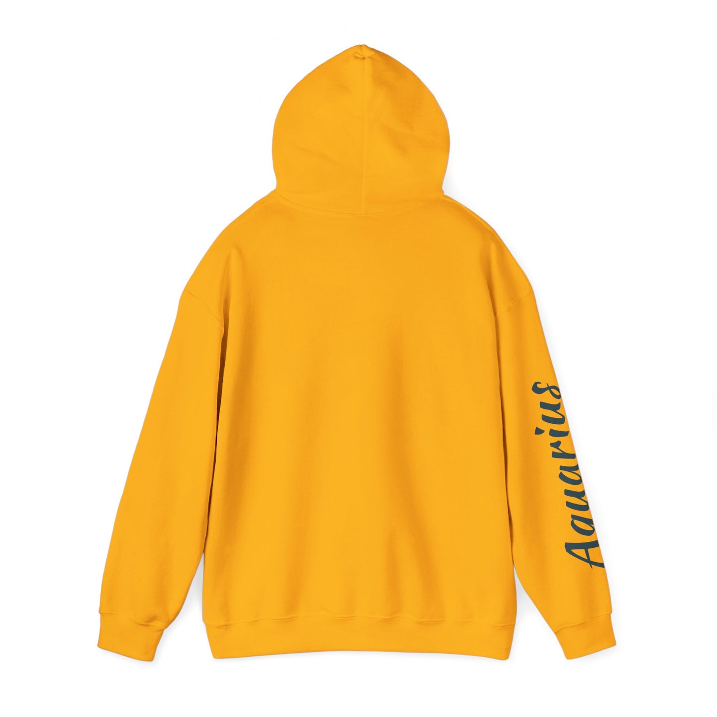 Aquarius Zodiac Hoodie – Hand-Drawn Celestial Design (Non-AI) Universal