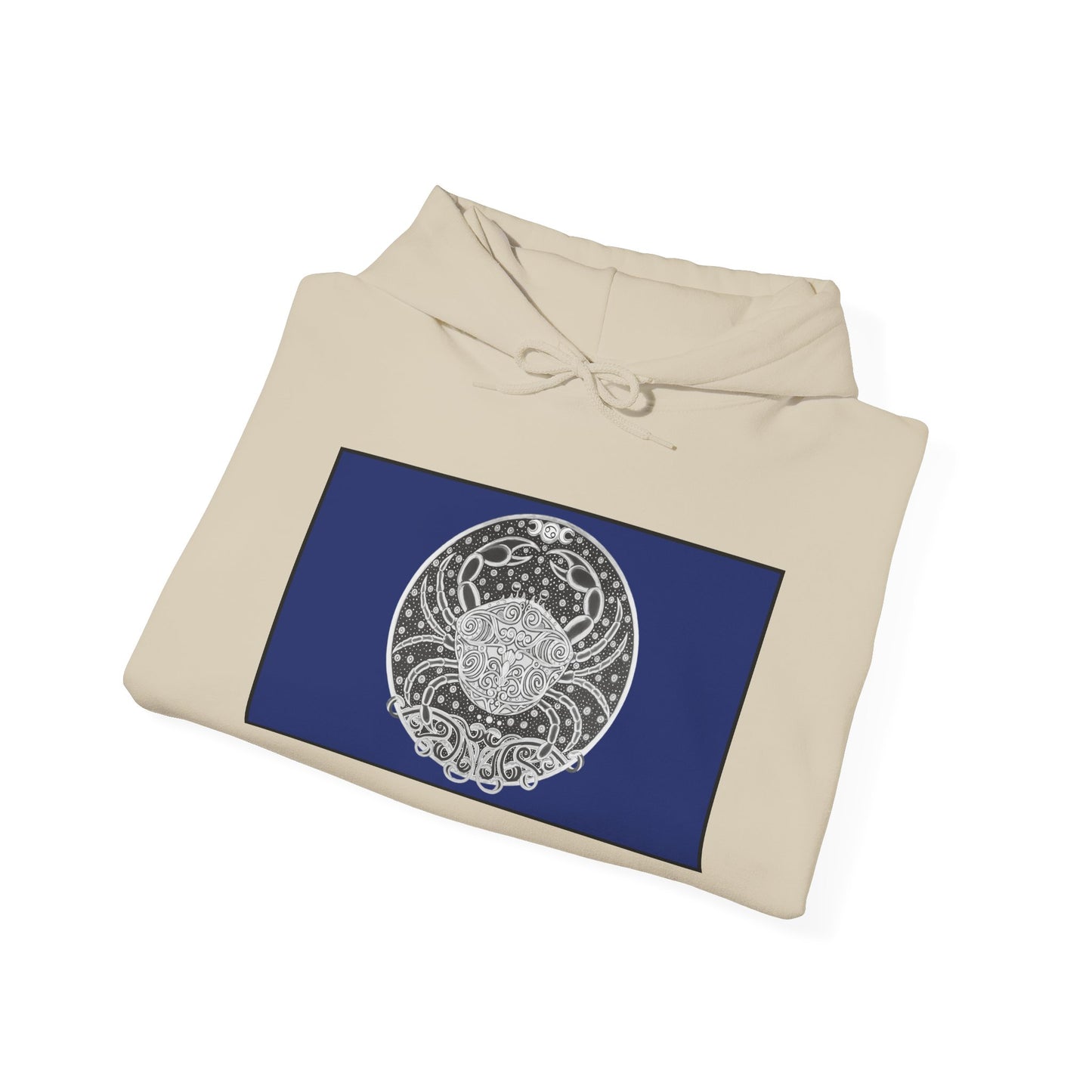 Cancer Zodiac Hoodie – Hand-Drawn Celestial Design (Non-AI) Universal