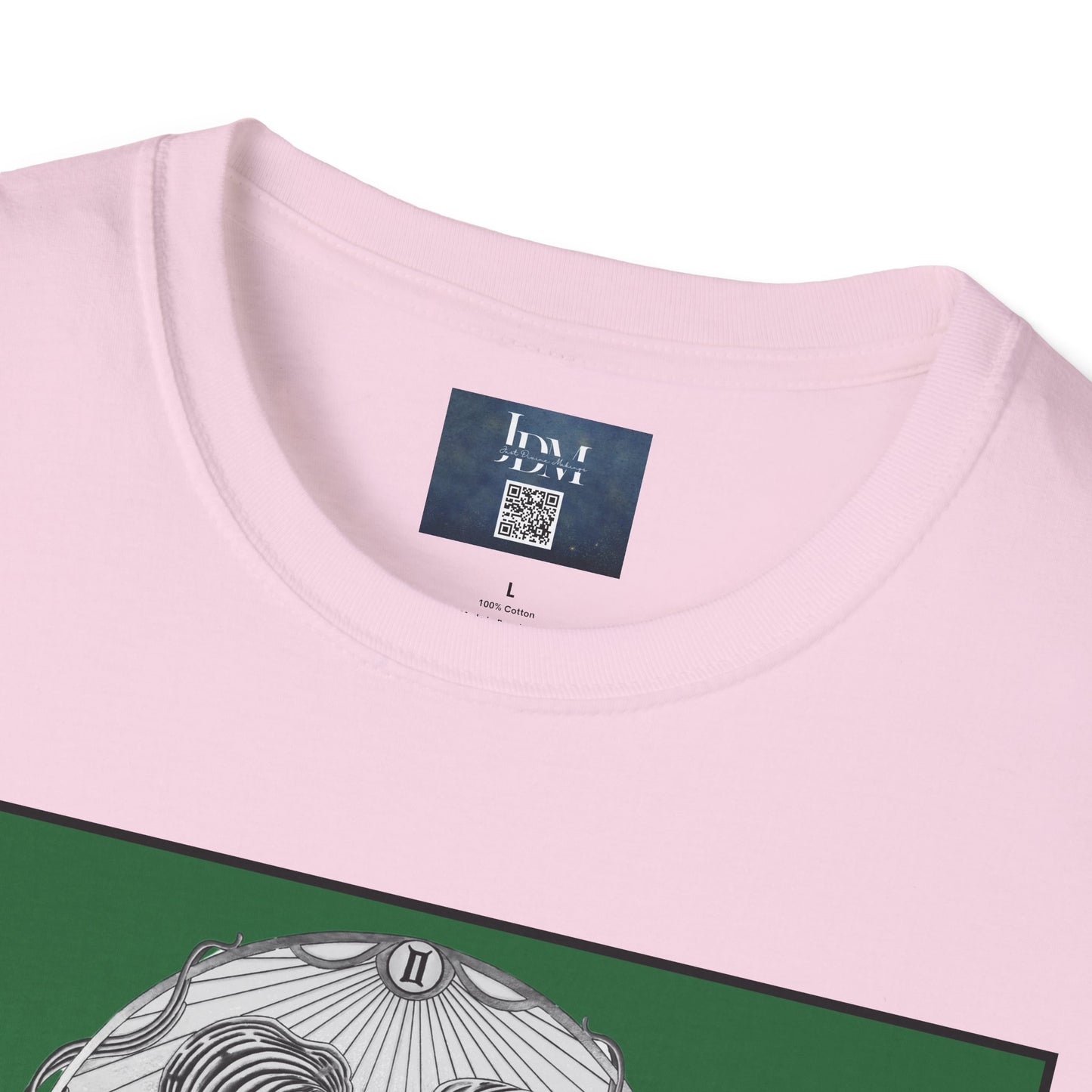 Gemini Zodiac Softstyle T-Shirt - Hand-Drawn Celestial Design (Non-AI) Universal