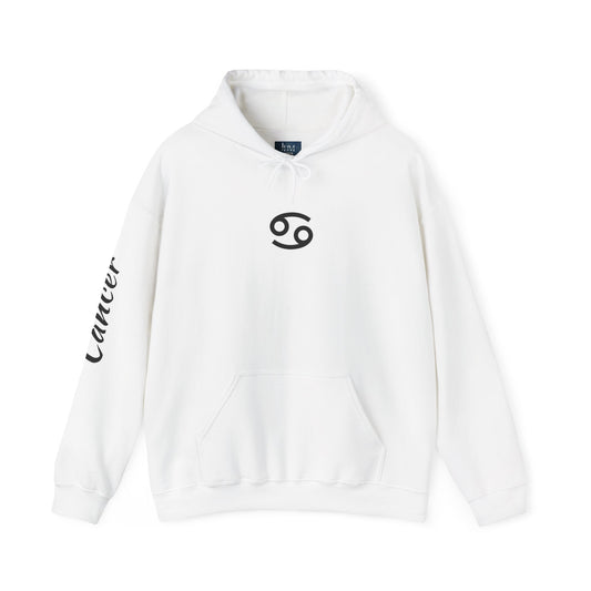 Cancer Zodiac Hoodie – Hand-Drawn Celestial Design (Non-AI)