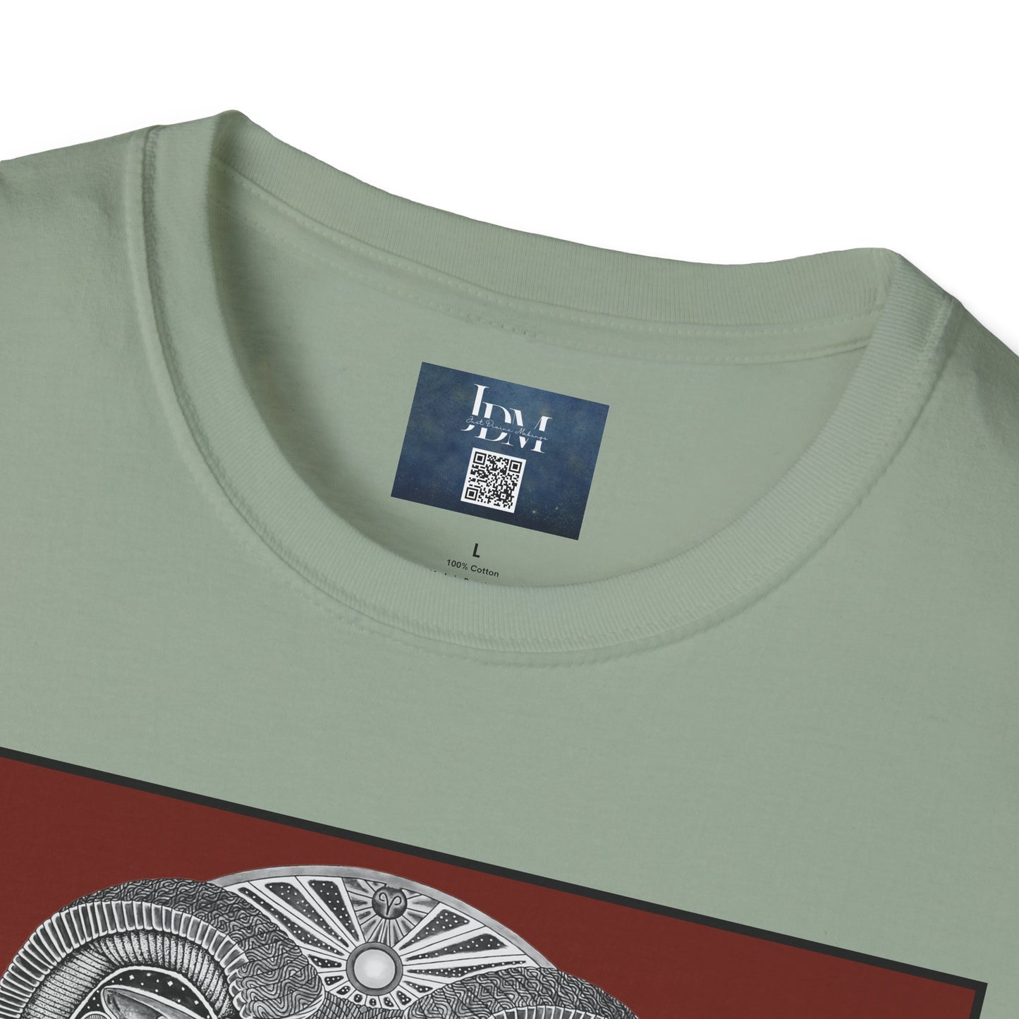 Aries Zodiac Softstyle T-Shirt - Hand-Drawn Celestial Design (Non-AI) Universal