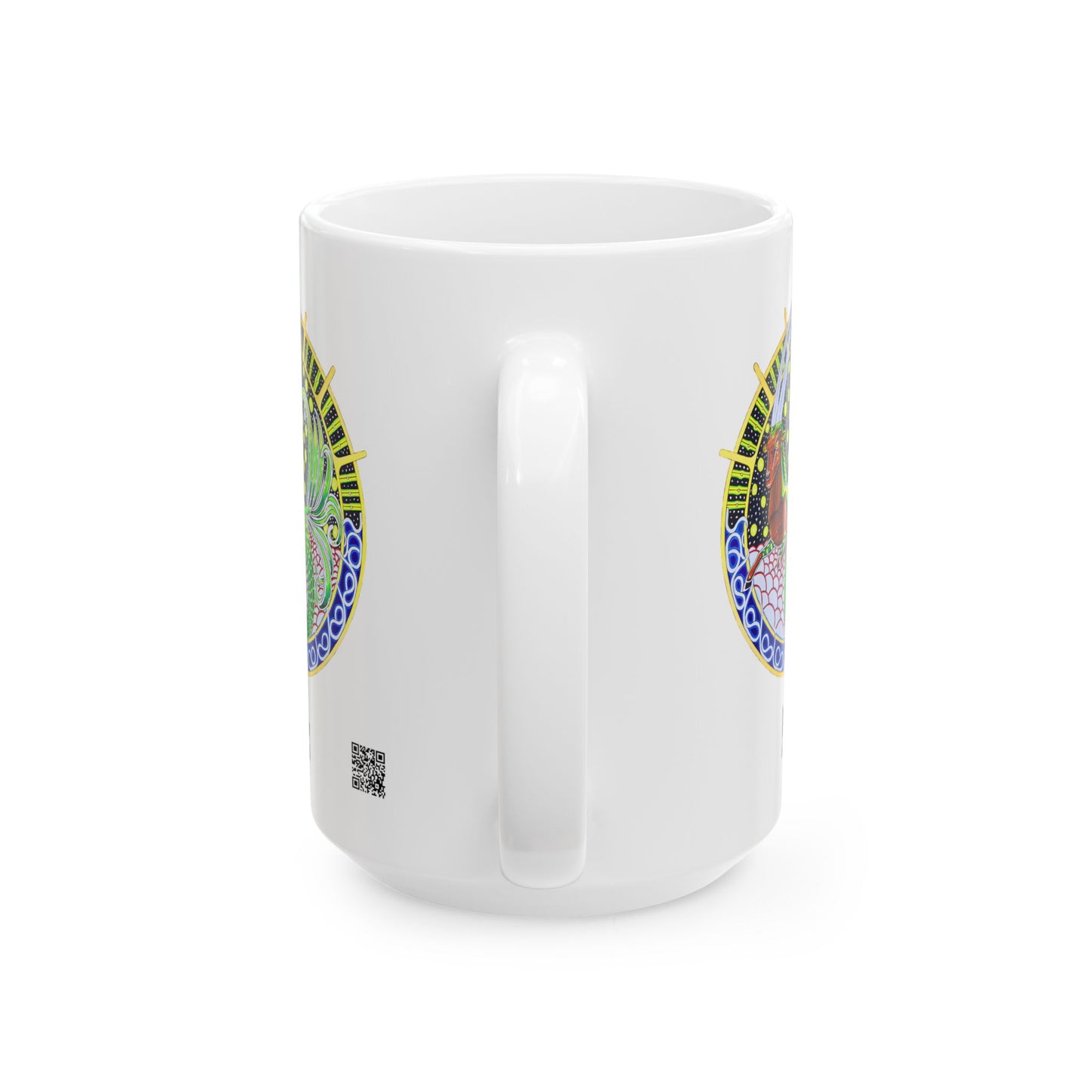 Capricorn Zodiac Mug – Hand-Drawn Celestial Design (Non-AI)