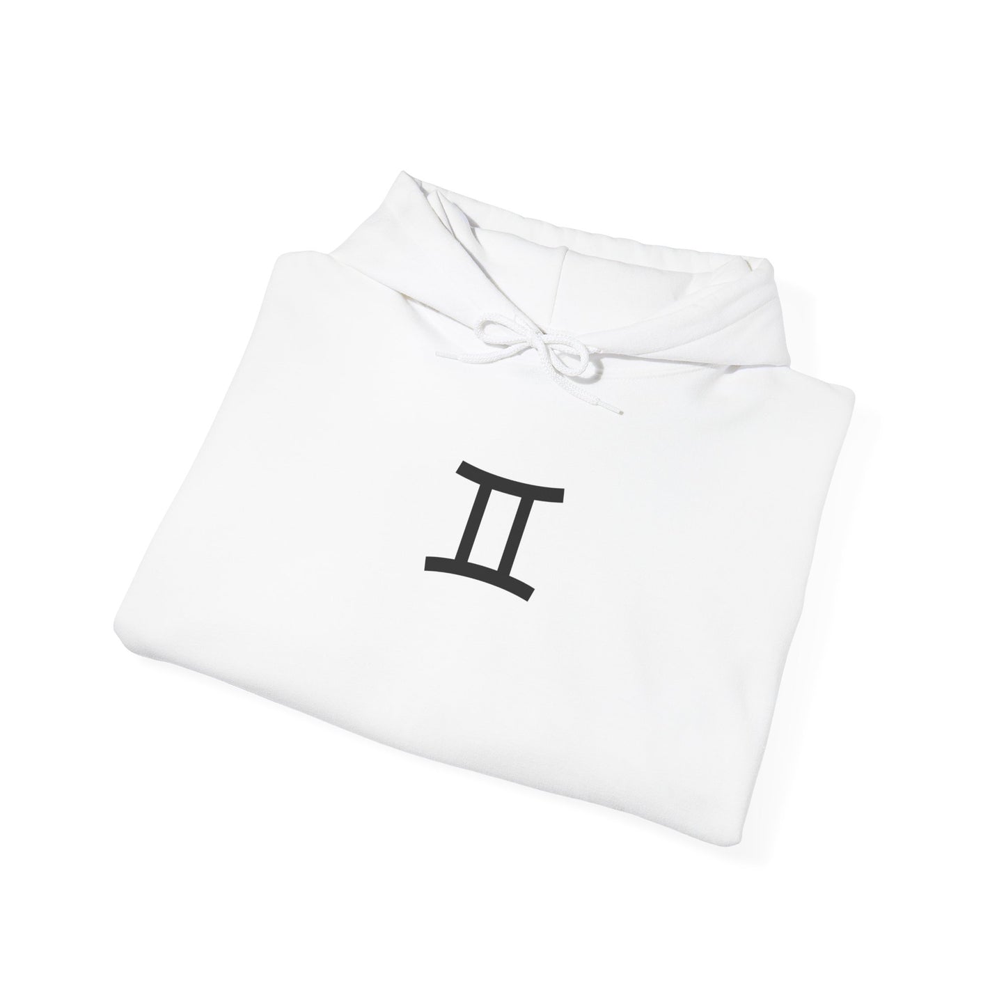 Gemini Zodiac Hoodie - Hand-Drawn Celestial Design (Non-AI)