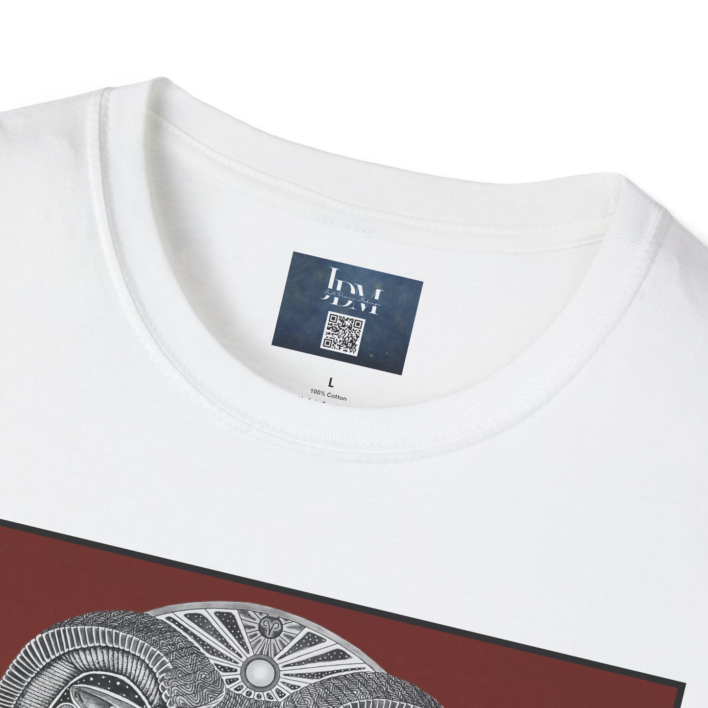 Aries Zodiac Softstyle T-Shirt - Hand-Drawn Celestial Design (Non-AI) Universal