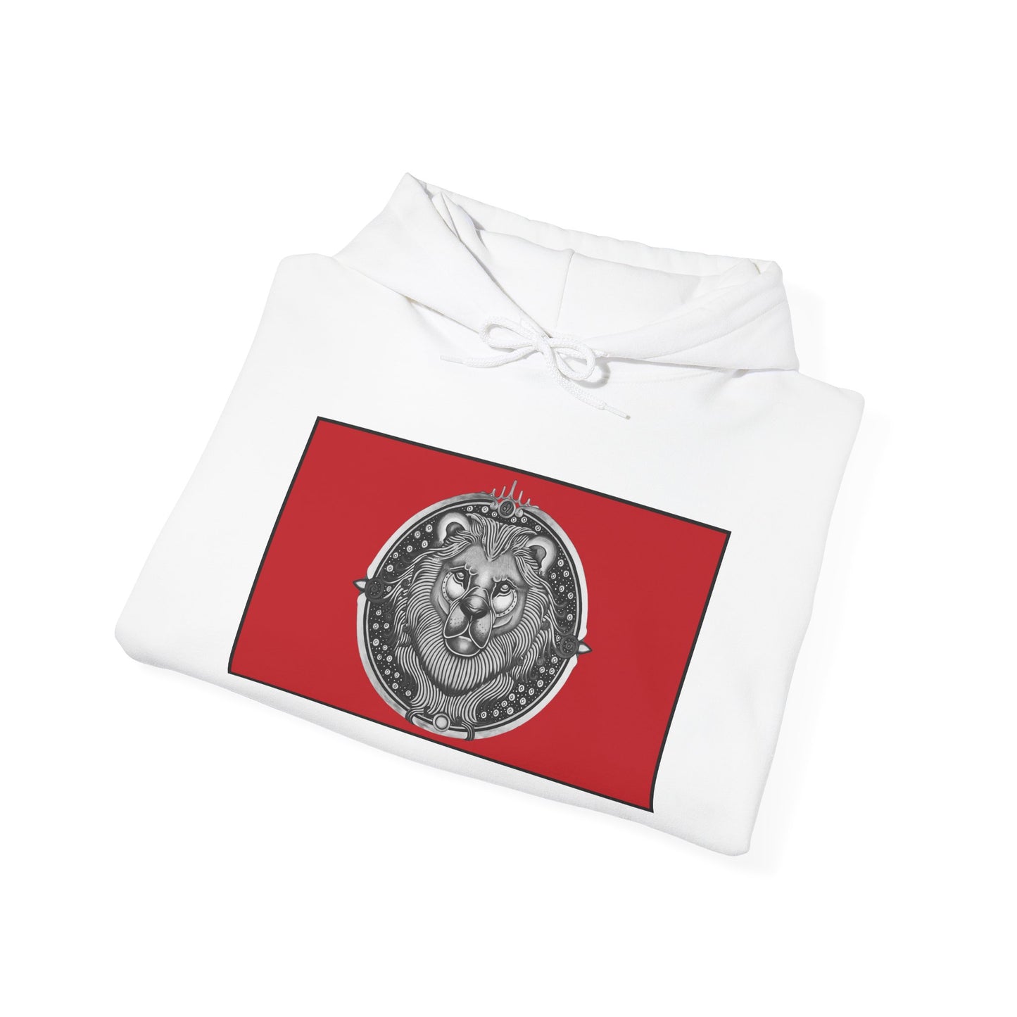 Leo Zodiac Hoodie – Hand-Drawn Celestial Design (Non-AI) Universal