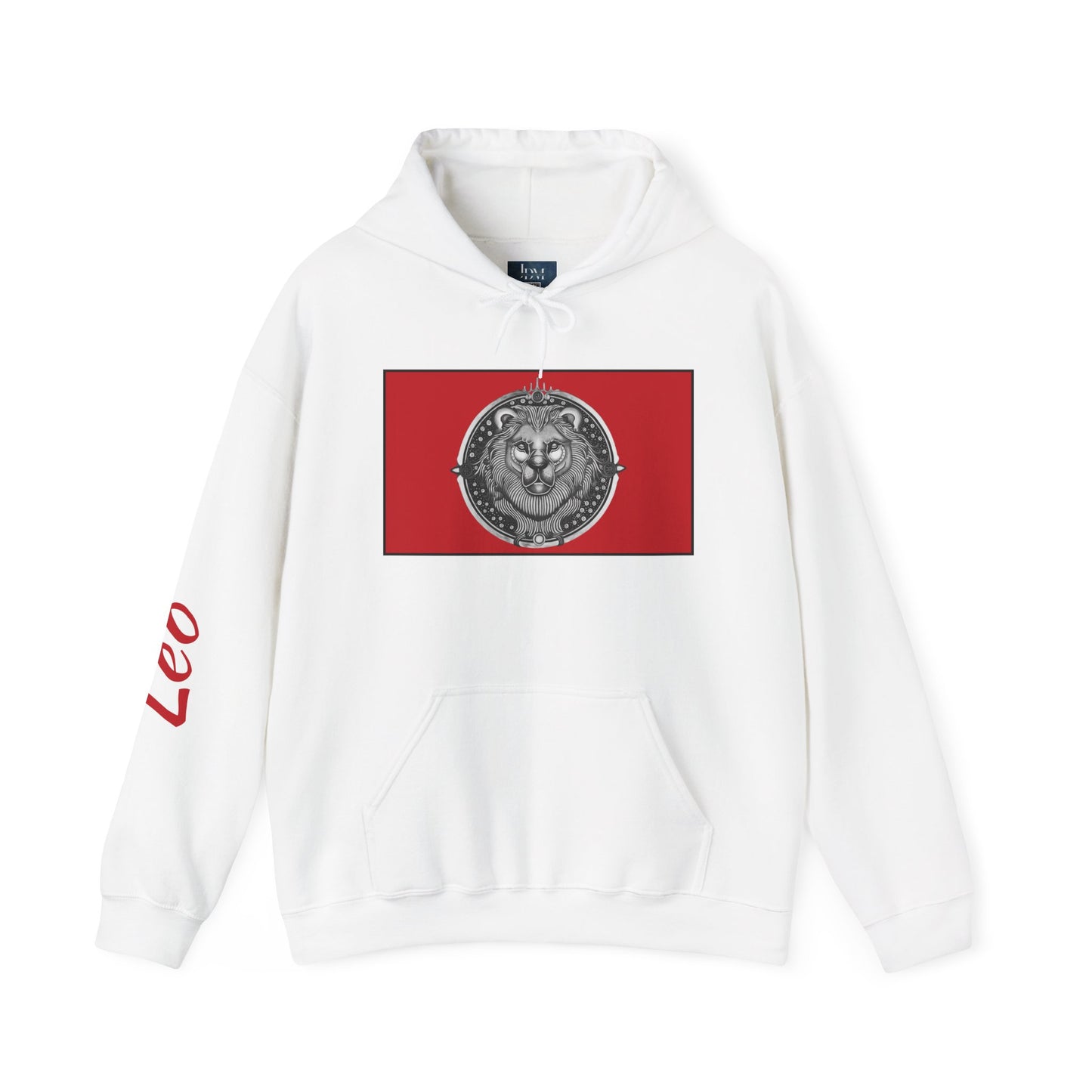 Leo Zodiac Hoodie – Hand-Drawn Celestial Design (Non-AI) Universal