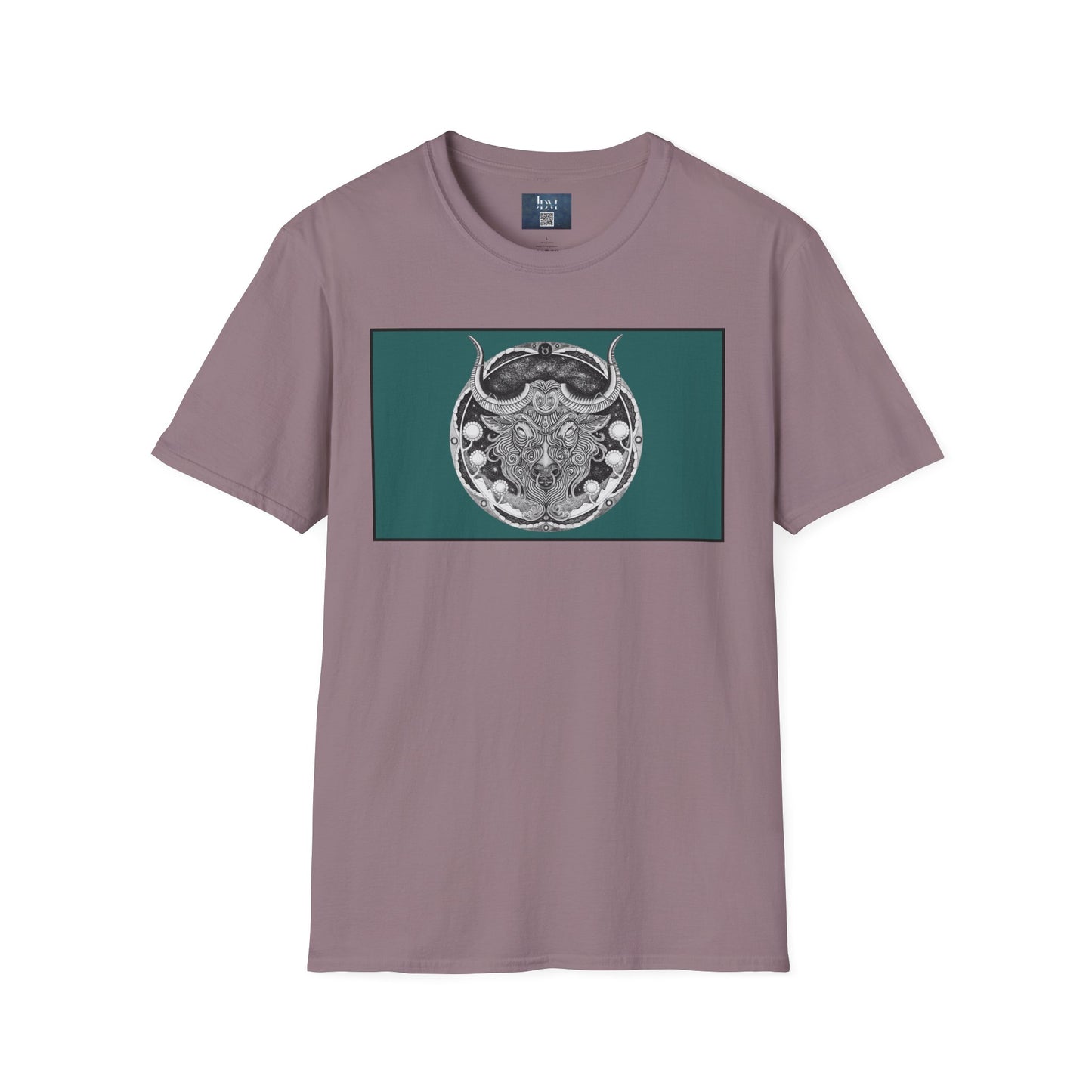 Taurus Zodiac Softstyle  T-Shirt - Hand-Drawn Celestial Design (Non-AI) Universal