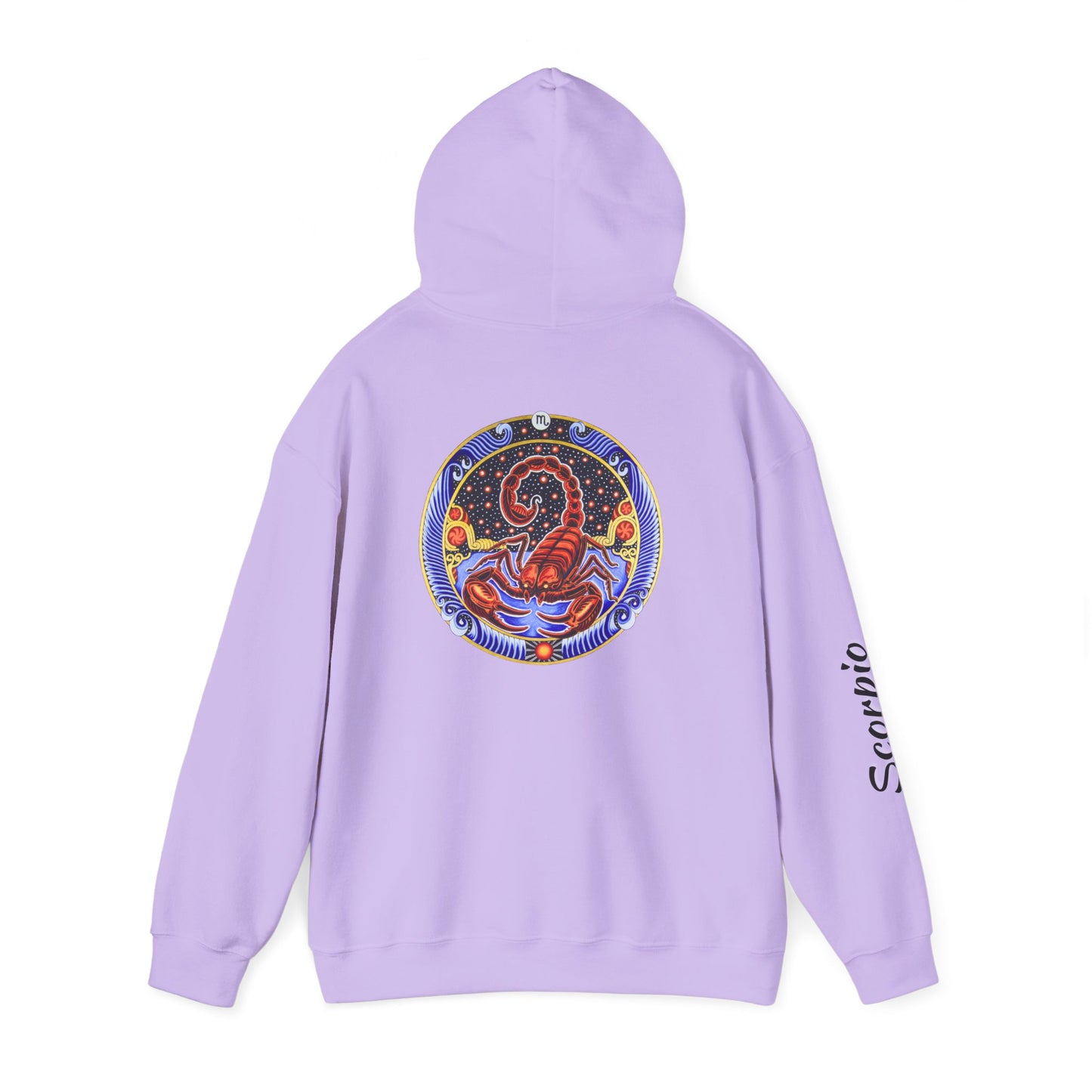 Scorpio Zodiac Hoodie – Hand-Drawn Celestial Design (Non-AI)