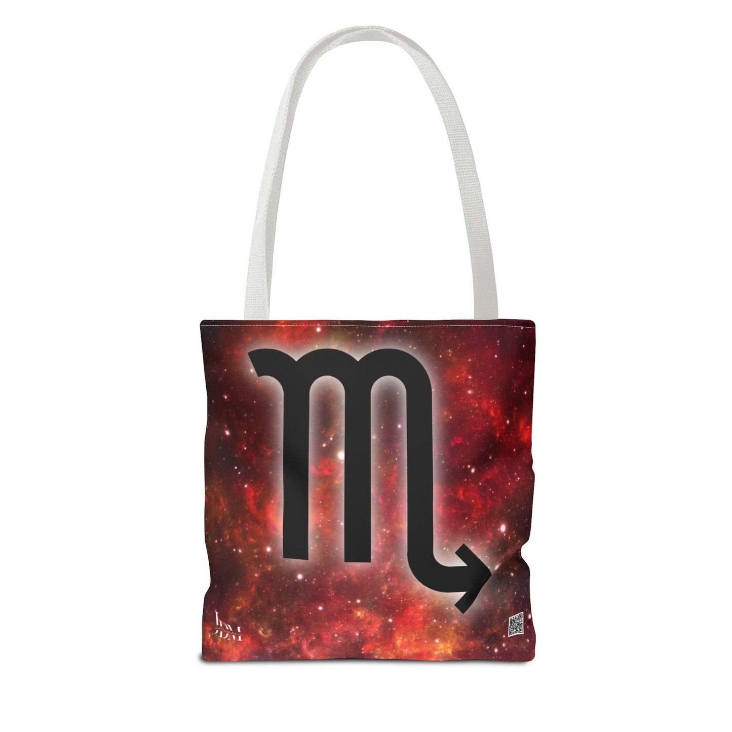 Scorpio Zodiac Tote Bag - Hand-Drawn Celestial Design (Non-AI)