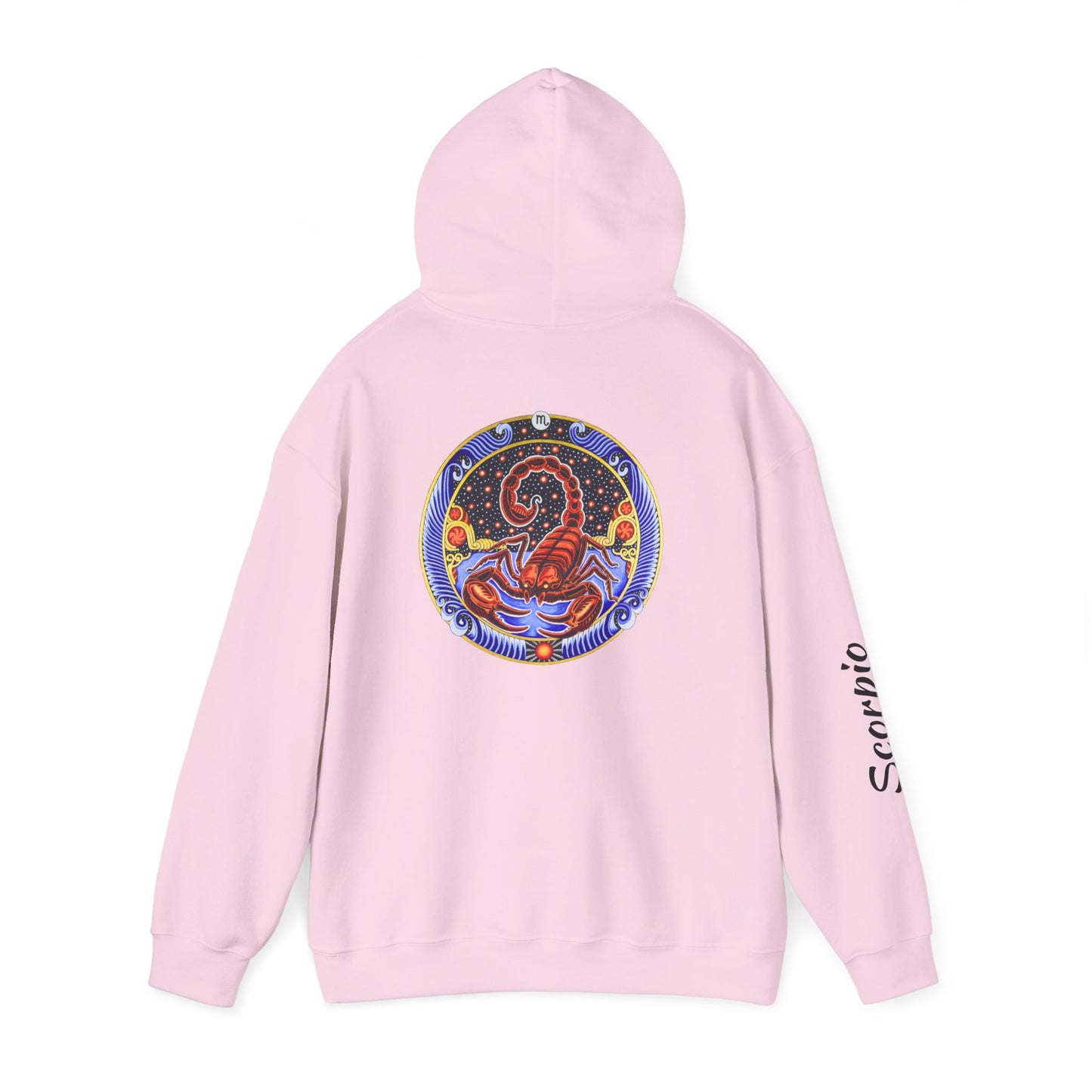 Scorpio Zodiac Hoodie – Hand-Drawn Celestial Design (Non-AI)