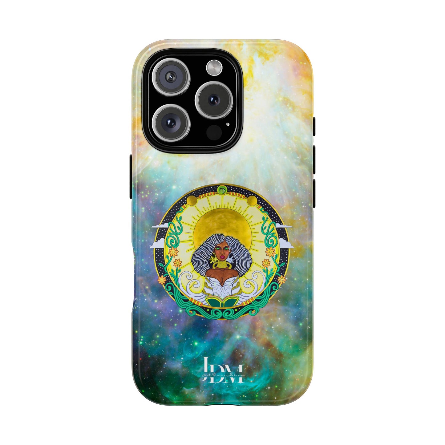 Virgo Zodiac Tough Phone Case – Hand-Drawn Celestial Design (Non-AI)