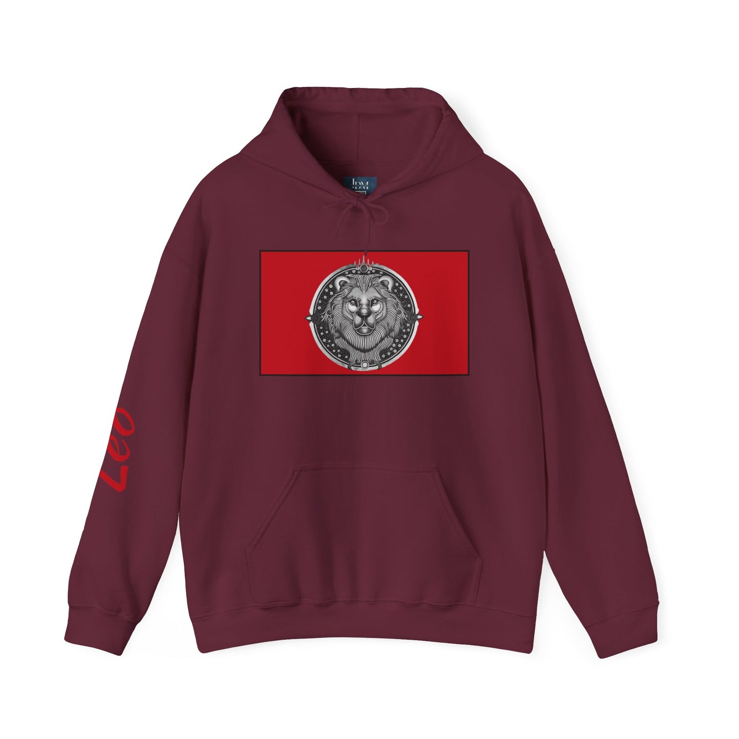 Leo Zodiac Hoodie – Hand-Drawn Celestial Design (Non-AI) Universal