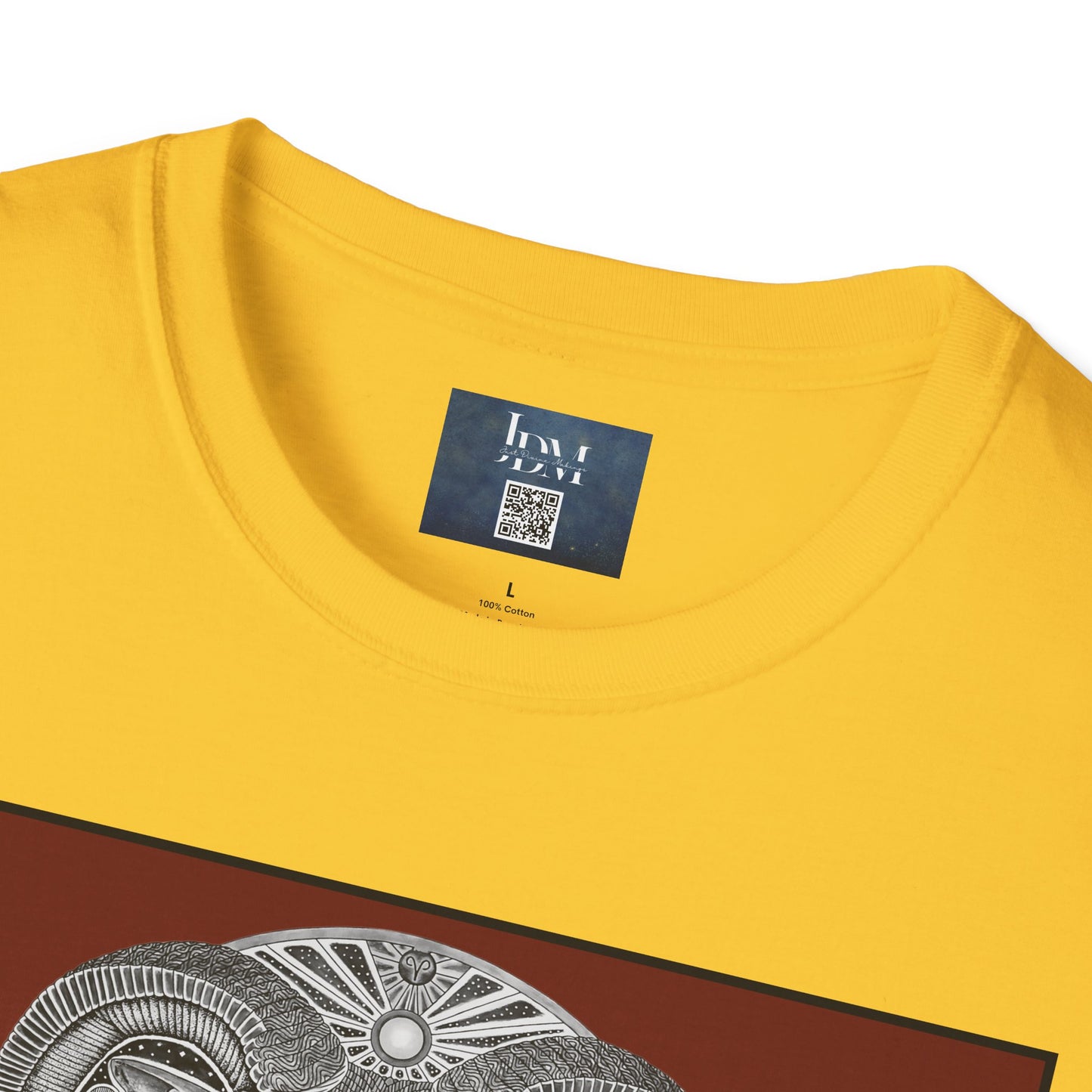 Aries Zodiac Softstyle T-Shirt - Hand-Drawn Celestial Design (Non-AI) Universal