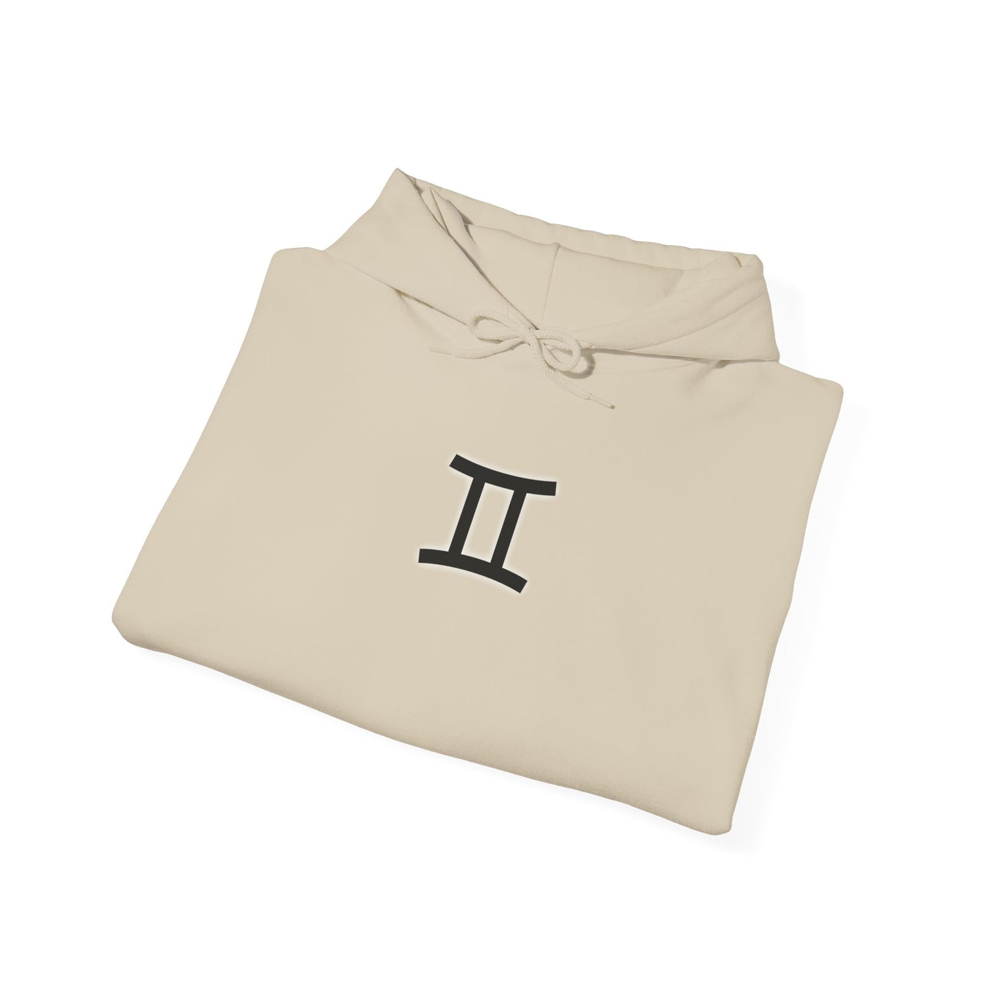 Gemini Zodiac Hoodie - Hand-Drawn Celestial Design (Non-AI)