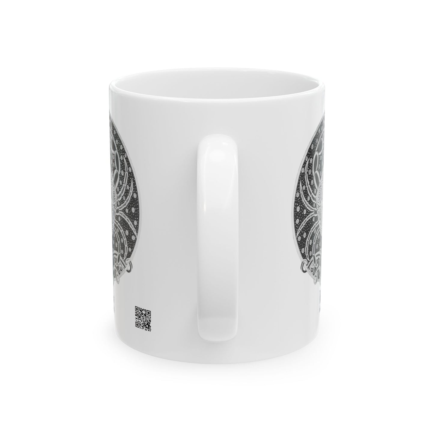 Cancer Zodiac Mug – Hand-Drawn Celestial Design (Non-AI) Universal