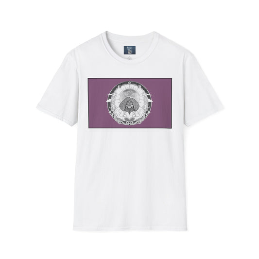 Virgo Zodiac Crew Neck T-Shirt – Hand-Drawn Celestial Design (Non-AI) Universal