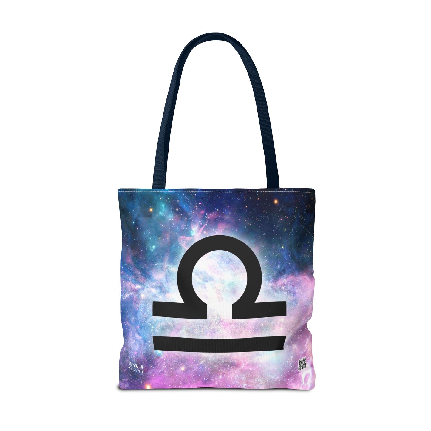 Libra Zodiac Tote Bag - Hand-Drawn Celestial Design (Non-AI)