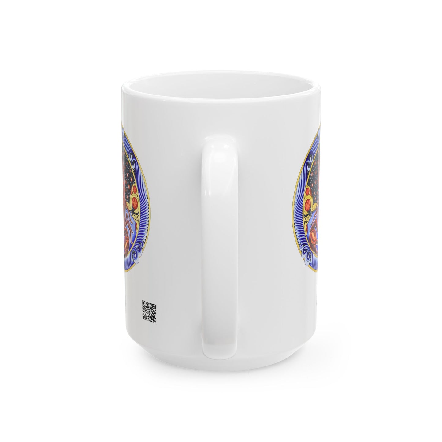 Scorpio Zodiac Mug – Hand-Drawn Celestial Design (Non-AI)