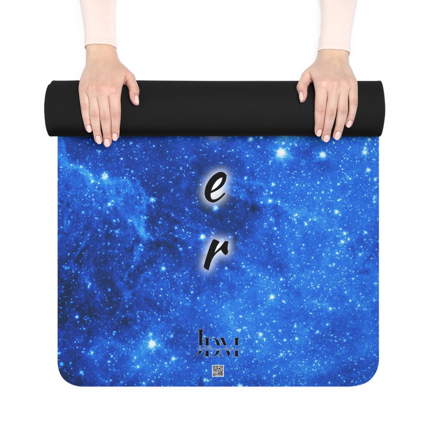 Cancer Zodiac Rubber Yoga Mat — Celestial Goat Astrology Design