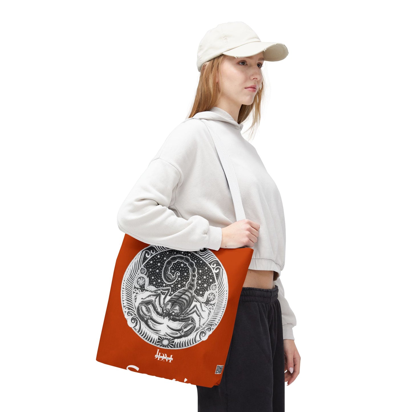 Scorpio Zodiac Tote Bag - Hand-Drawn Celestial Design (Non-AI) Universal