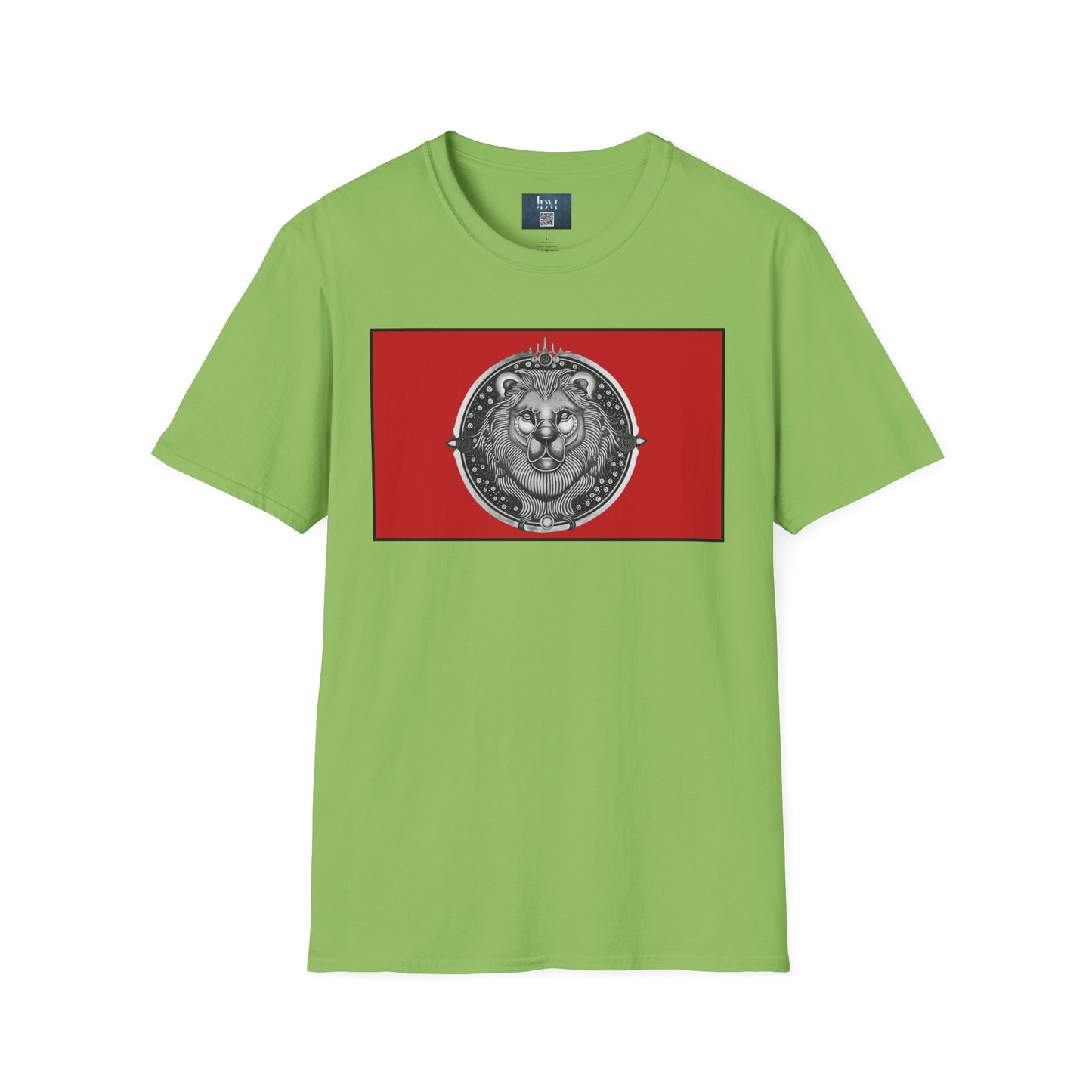 Leo Zodiac Crew Neck T-Shirt – Hand-Drawn Celestial Design (Non-AI) Universal