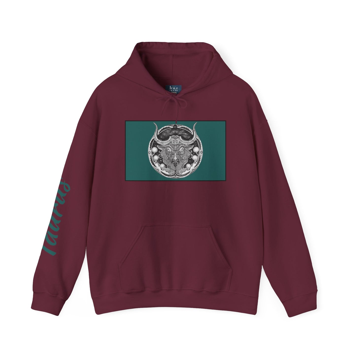 Taurus Zodiac Hoodie - Hand-Drawn Celestial Design (Non-AI) Universal