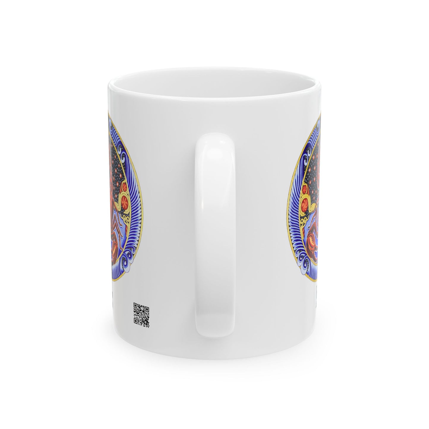 Scorpio Zodiac Mug – Hand-Drawn Celestial Design (Non-AI)