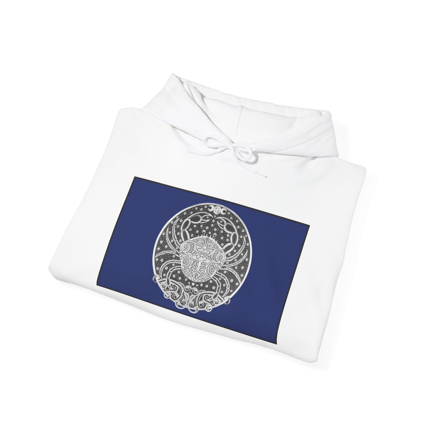 Cancer Zodiac Hoodie – Hand-Drawn Celestial Design (Non-AI) Universal