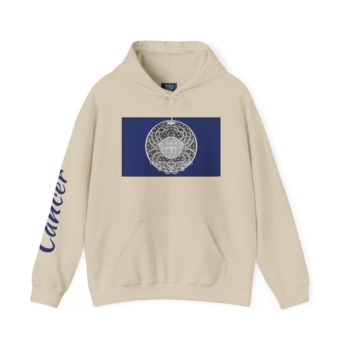 Cancer Zodiac Hoodie – Hand-Drawn Celestial Design (Non-AI) Universal