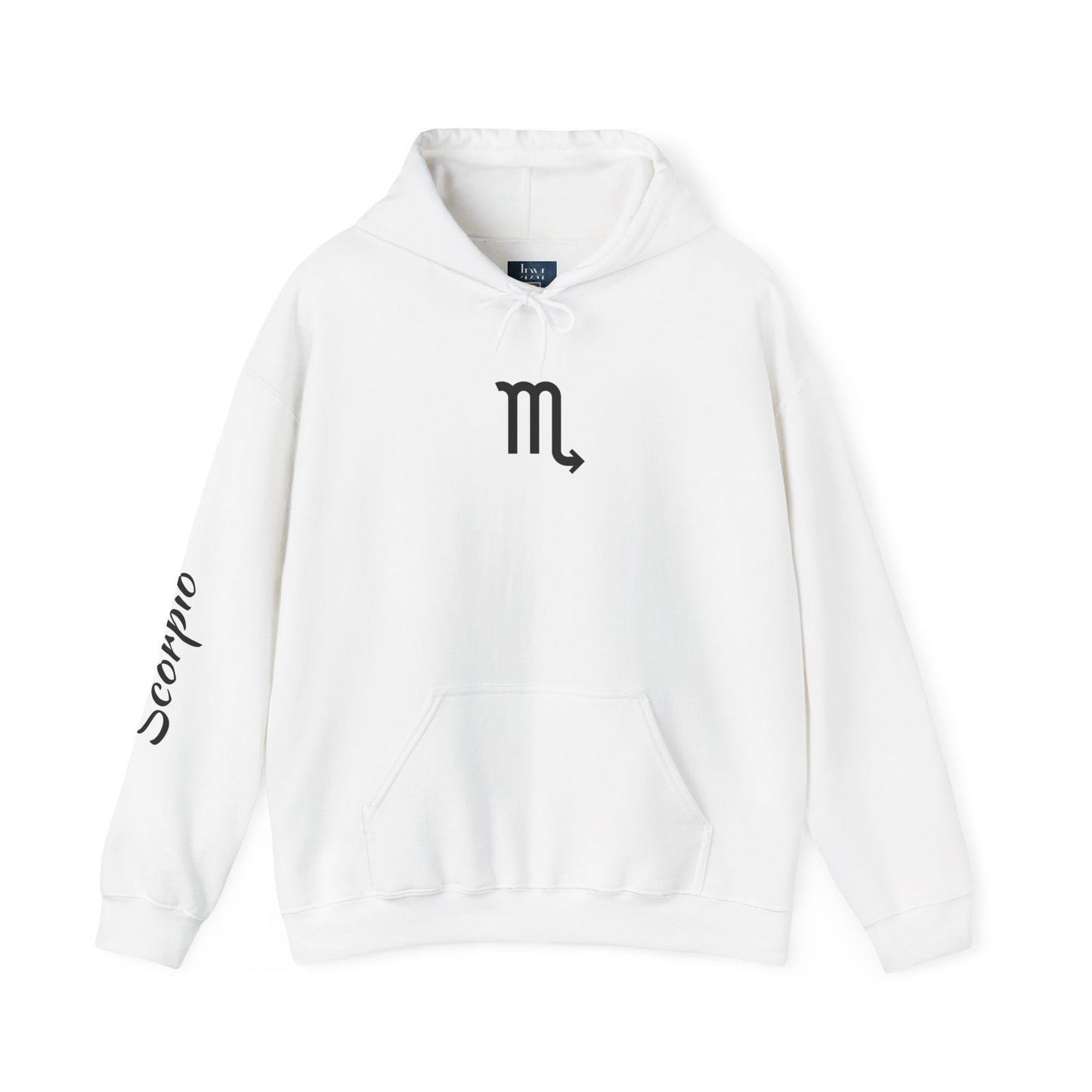 Scorpio Zodiac Hoodie – Hand-Drawn Celestial Design (Non-AI)