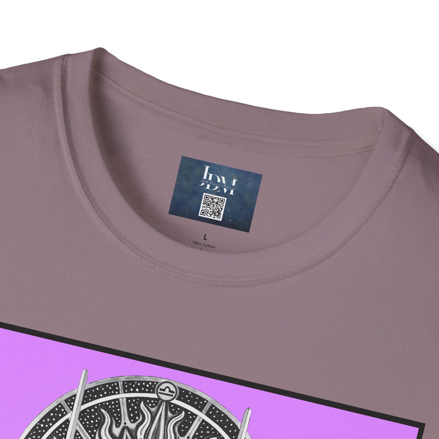 Libra Zodiac Crew Neck T-Shirt – Hand-Drawn Celestial Design (Non-AI)  Universal