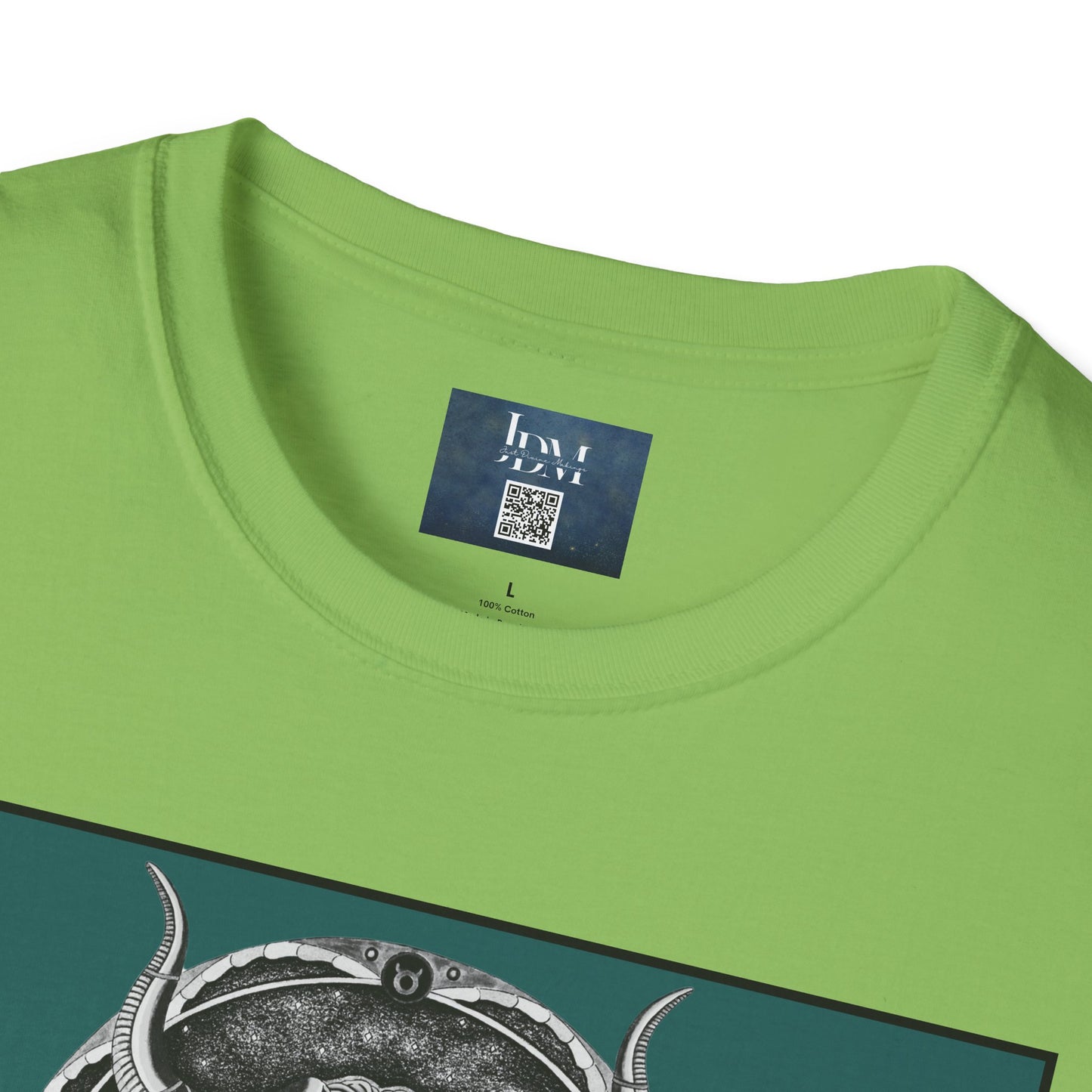 Taurus Zodiac Softstyle  T-Shirt - Hand-Drawn Celestial Design (Non-AI) Universal